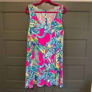 EUC Lilly Pulitzer Melle Trapeze Dress, Size XL